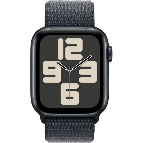 Apple Watch Series SE 2024 40mm Midnight Aluminum Case with Ink Sport Loop